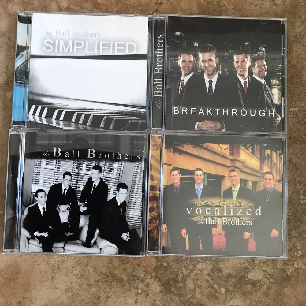Set of 4 CD’s by The Ball Brothers Christian Music